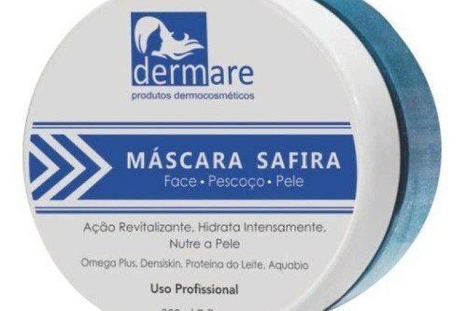  Máscara de hidratação Safira, da Dermare (R$ 72,58)