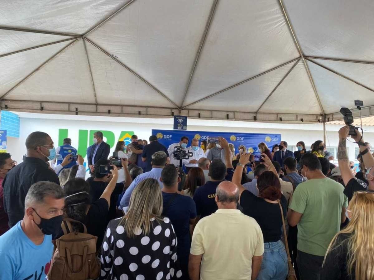 inauguração de UPA em Vicente Pires