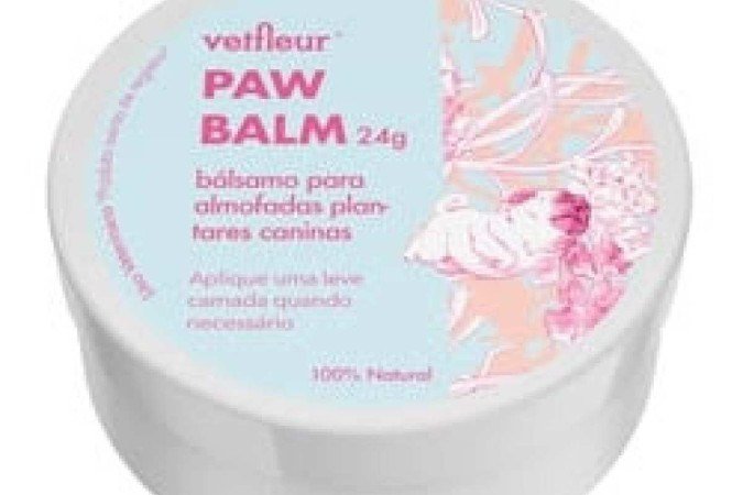 Bálsamo para Patinhas - Paw Balm, da VetFleur, na Zen Animal (R$ 34,90)