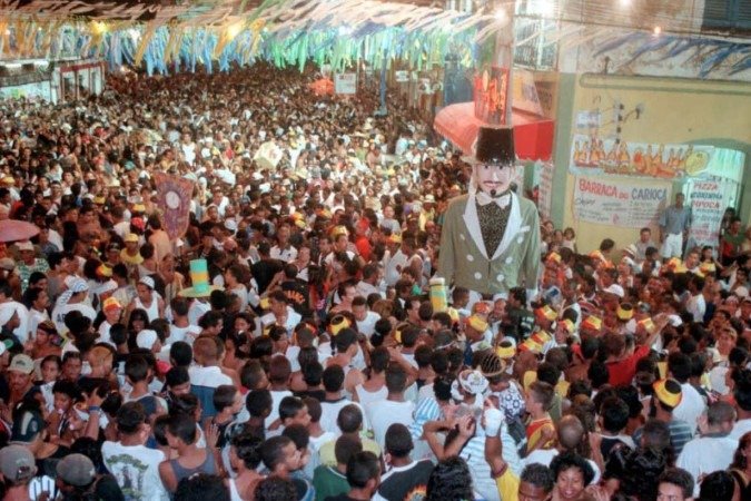 Desfile oficial do Homem da Meia-Noite, em 2000. 