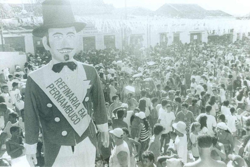 Desfile do Homem da Meia-Noite em 1980. 