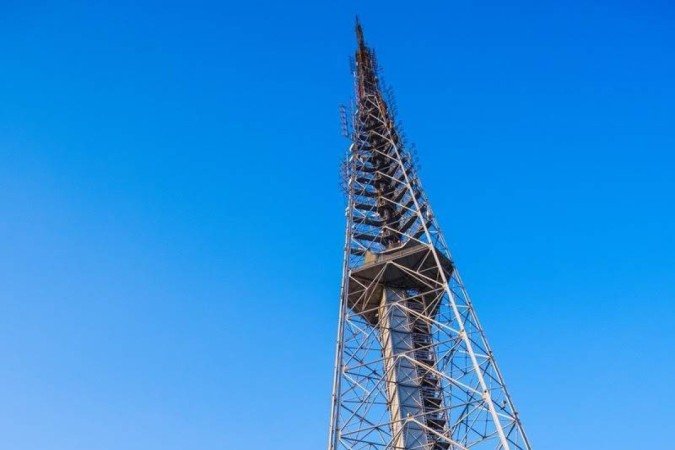 A mostra ocupa o mezanino da Torre de TV - (crédito: Guilherme Kapanema) A mostra ocupa o mezanino da Torre de TV - (crédito: Guilherme Kapanema)