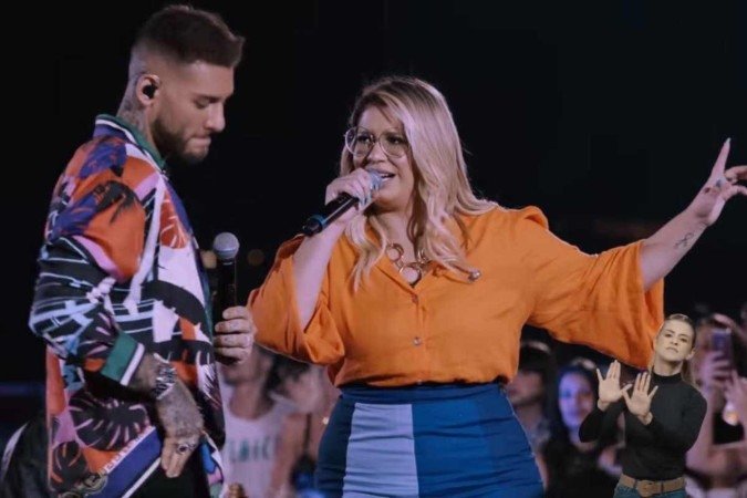 Lucas Lucco disse que Marília Mendonça sempre afirmou que a parceria dos dois em Amava Nada seria um sucesso - (crédito: Youtube/Reprodução) Lucas Lucco disse que Marília Mendonça sempre afirmou que a parceria dos dois em Amava Nada seria um sucesso - (crédito: Youtube/Reprodução)