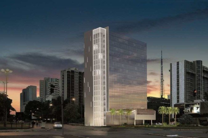  2022. Crédito: TRYP/Divulgação. Coluna Capital S.A. Projetos das fachadas dos hotéis Ramada by Wyndham Brasília Alvorada e TRYP by Wyndham Brasília Nações, da franquia norte-americana Wyndham Hotels & Resorts.