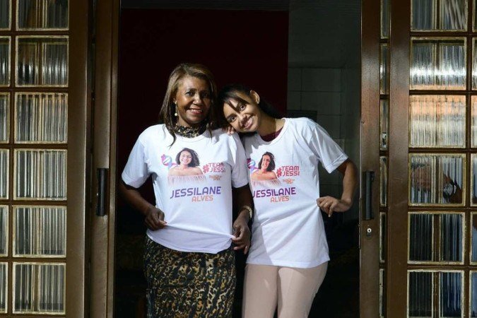  07/02/2022 Crédito: Marcelo Ferreira/CB/D.A Press. Brasil. Brasilia - DF -  Família da participante do BBB 22 Jessilane Alves, Jessi. A mãe Claudete Alves e a irmã Caroline Alves.