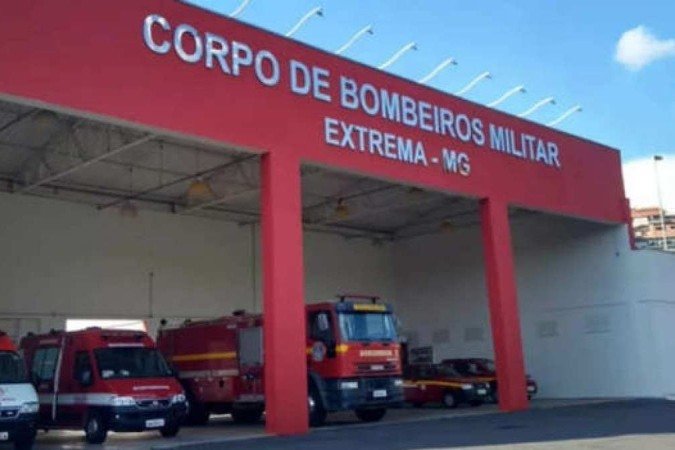 Corpo de Bombeiros de Extrema, MG -  (crédito: Reprodução)