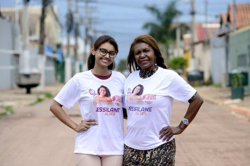 07/02/2022 Crédito: Marcelo Ferreira/CB/D.A Press. Brasil. Brasilia - DF - Família da participante do BBB 22 Jessilane Alves, Jessi. A mãe Claudete Alves e a irmã Caroline Alves. 07/02/2022 Crédito: Marcelo Ferreira/CB/D.A Press. Brasil. Brasilia - DF - Família da participante do BBB 22 Jessilane Alves, Jessi. A mãe Claudete Alves e a irmã Caroline Alves.