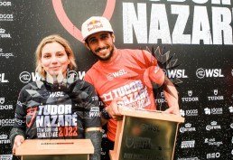 Brasil domina evento de ondas gigantes em Nazaré