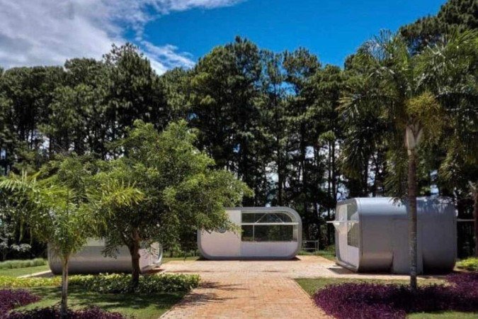 Quiosque no Jardim Botânico