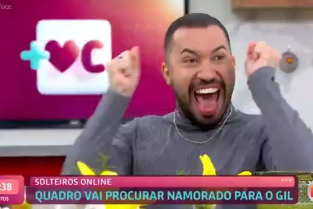 O 'Solteiros Online com Gil do Vigor' já está com as inscrições abertas no site do programa -  (crédito: Reprodução)