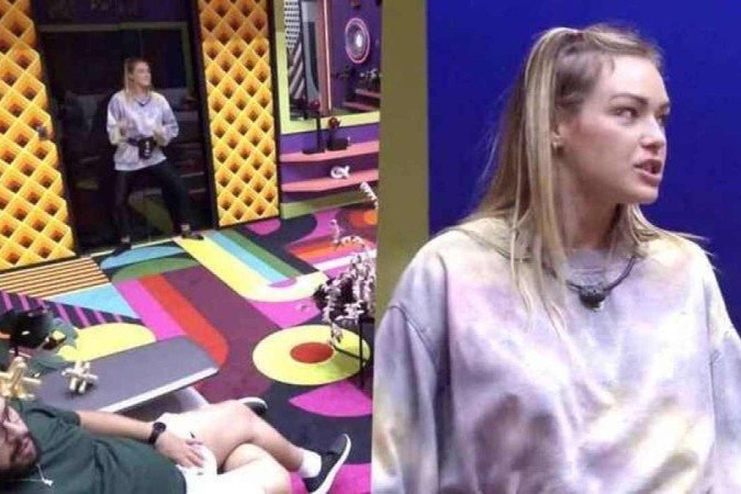 Bárbara surta, desafia produção e toma três punições em sequência - (crédito: Reprodução/Globoplay/Montagem) Bárbara surta, desafia produção e toma três punições em sequência - (crédito: Reprodução/Globoplay/Montagem)