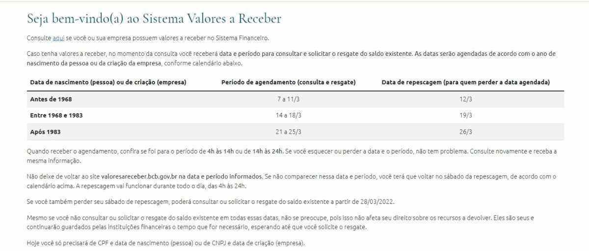 Consulta a dinheiro esquecido em bancos está no ar; saiba como fazer