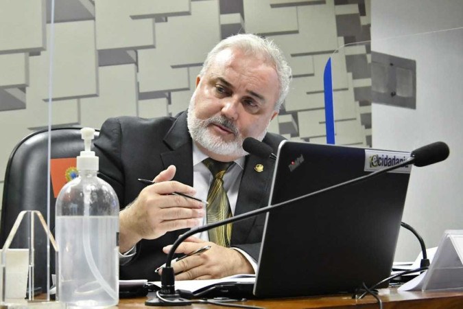 Jean Paul Prates (PT-RN) é líder da minoria no Senado -  (crédito:  Waldemir Barreto/AgÃªncia Senado)