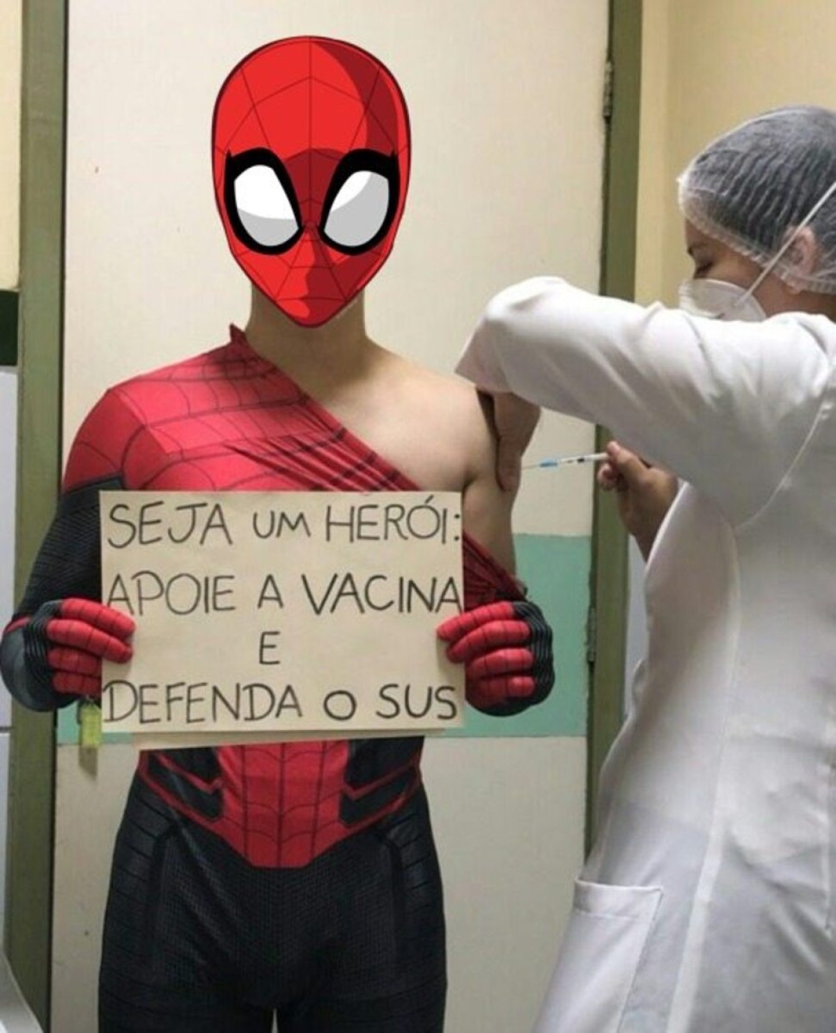 Criatividade! Maranhão promove vacinas em vídeo com três Homens-Aranha