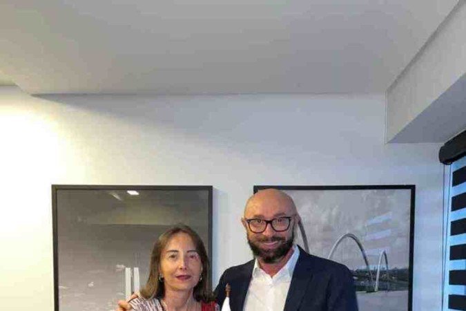  16/02/2022. Crédito: DC/Divulgação. Brasil. Brasilia - DF. Cidades. Professor Lucas Salles e professora Suelene Balduino, pré-candidatos a governador e vice-governador pelo DC (Democracia Cristã).