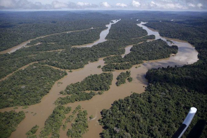 Os impactos do garimpo ilegal se estendem por quilômetros e ameçam a sobrevivência de povos indígenas e ribeirinhos - (crédito: Felipe Werneck/Ibama) Os impactos do garimpo ilegal se estendem por quilômetros e ameçam a sobrevivência de povos indígenas e ribeirinhos - (crédito: Felipe Werneck/Ibama)