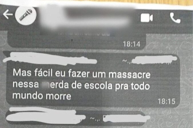 ameça massacre fuzil Goiás 