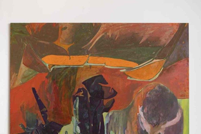 Artista Luiza Gottschalk , autora das 
obras da exposição Clareira, em cartaz no 
Museu da República