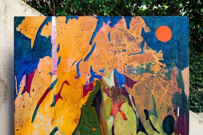 Artista Luiza Gottschalk , autora das obras da exposição Clareira, em cartaz no Museu da República