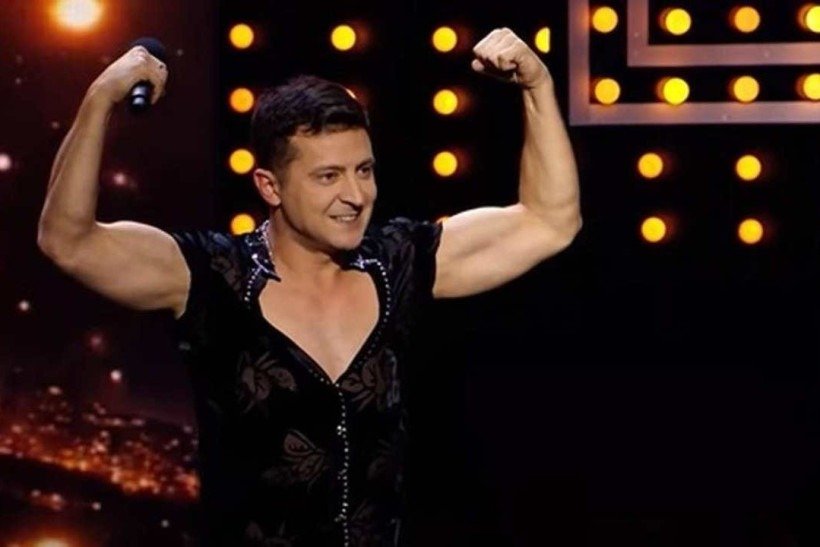 Volodymyr Zelensky quando era comediante 