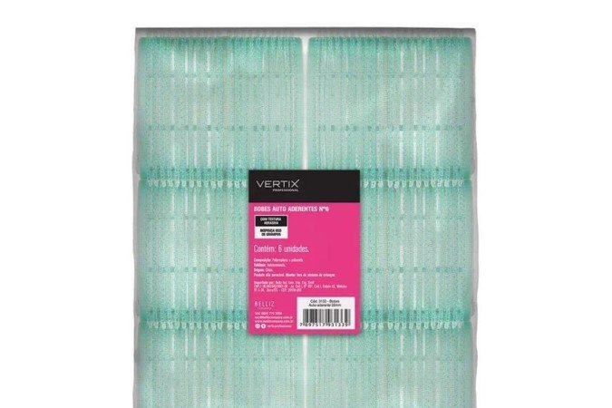 Bobes auto-aderentes nº6, da Vertix (R$ 24,99) 