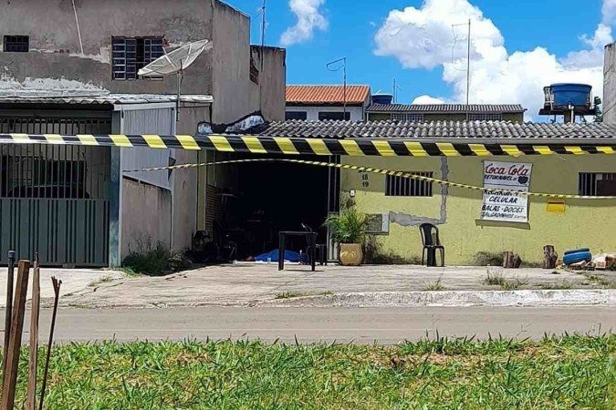 Crime aconteceu na Quadra 206 do Recanto das Emas - (crédito: Material cedido ao Correio) Crime aconteceu na Quadra 206 do Recanto das Emas - (crédito: Material cedido ao Correio)