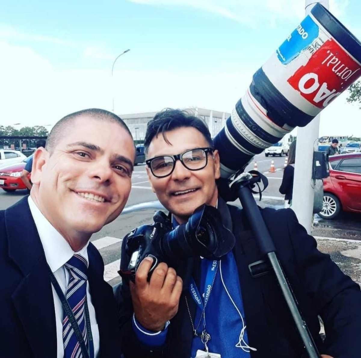 José Roberto, fotógrafo e colega de profissão de Sampaio
