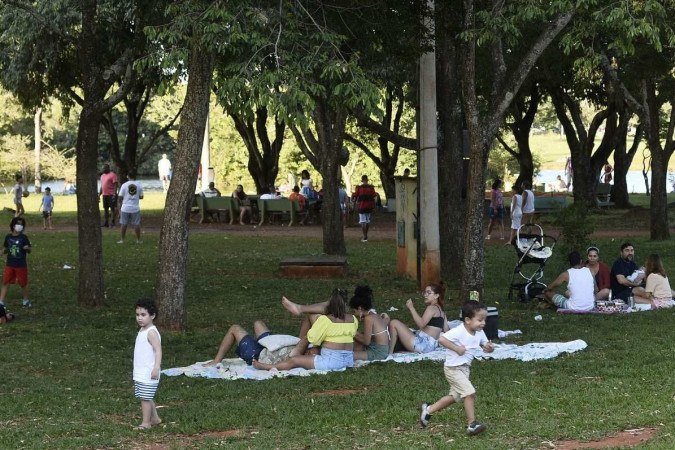  01/03/2022 Crédito: Minervino Júnior/CB/D.A Press. Brasil.  Brasilia - DF. Movimentação no Parque da Cidade no último dia de carnaval.