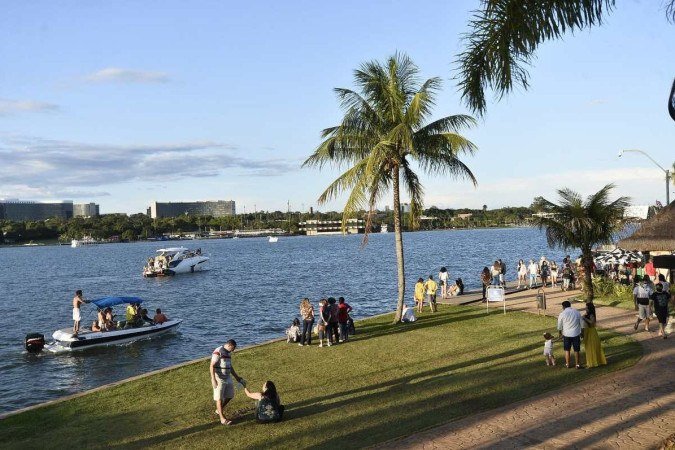  Pontão do Lago Sul foi um dos lugares escolhidos para curtir o feriado com segurança sanitária
