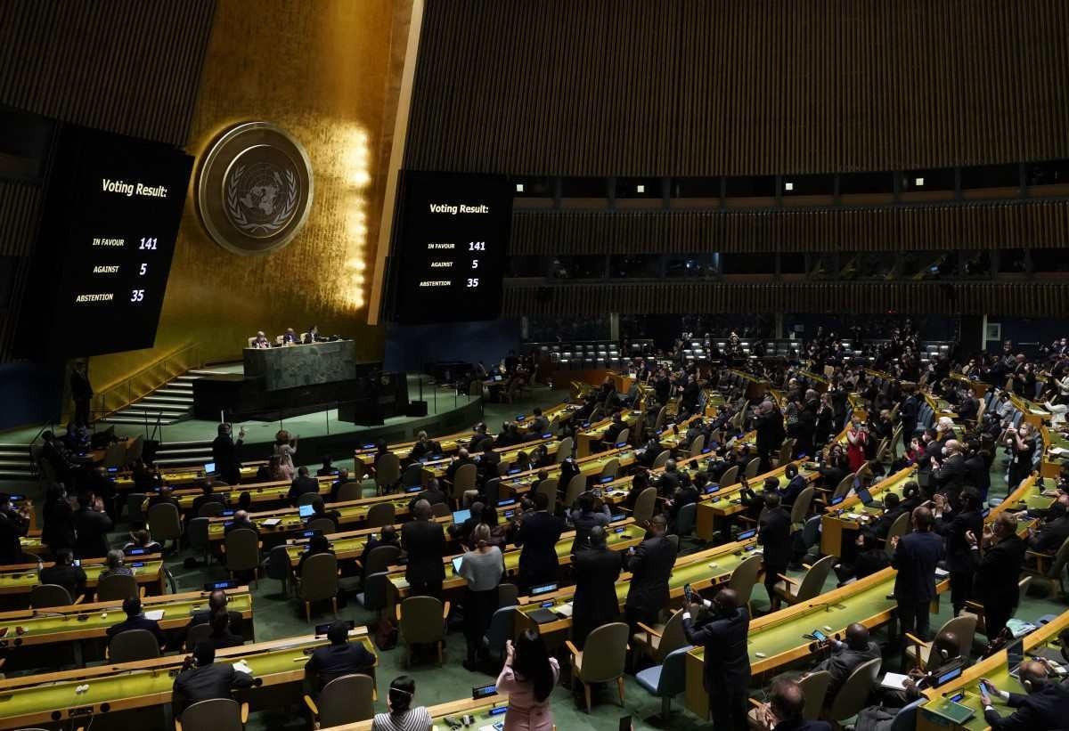 ONU condena Guerra na Ucrânia; Brasil votou a favor da resolução