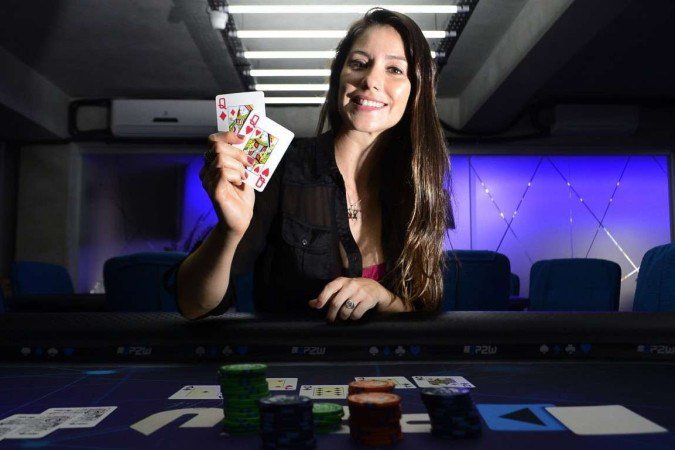 Caroline Leite conta 
que já percebeu atitudes machistas durante 
uma partida de pôquer