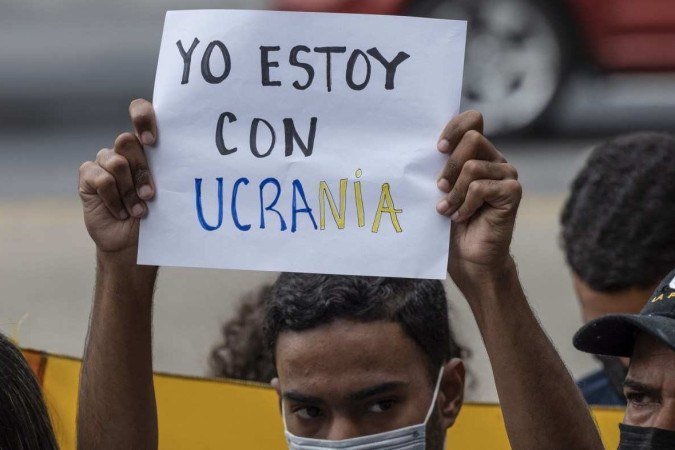 Ativistas do movimento polÃtico de centro-direita - (crédito: Yuri CORTEZ / AFP) Ativistas do movimento polÃtico de centro-direita - (crédito: Yuri CORTEZ / AFP)
