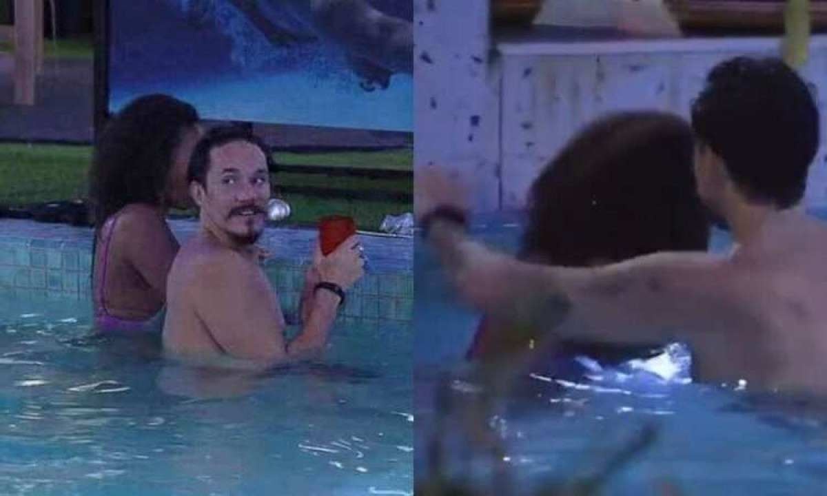 BBB22: Eli prende Jessi na piscina, sister pede ajuda e produção interrompe