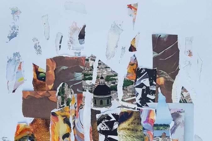 Exposição de lançamento do aplicativo M'Art
    