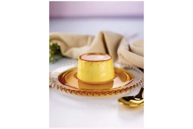 Pudim de leite ninho da confeiteira Paula Laryssa