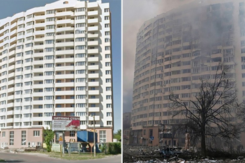 Guerra na Ucrânia: imagens de antes e depois mostram a destruição com bombardeios russos