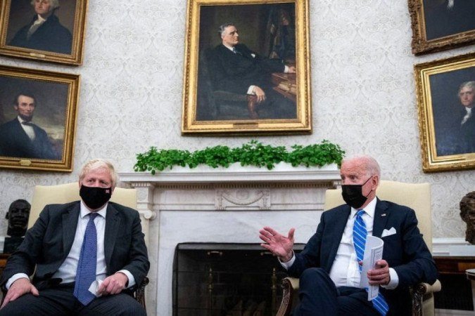 Joe Biden anunciou proibição de importação de petróleo, gás e carvão da Rússia. Reino Unido deve acompanhar a medida -  (crédito: Getty Images)