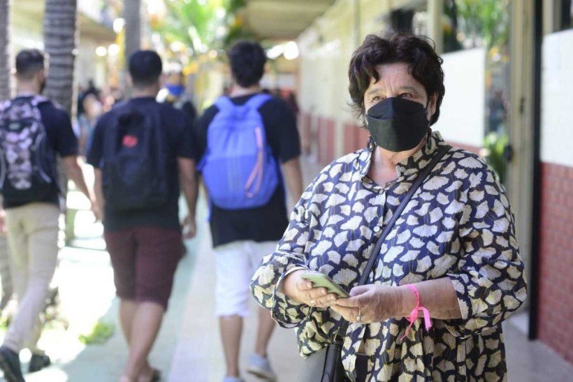 Pesquisadora francesa e especialista em Violência e Juventude, Joelle Bordet, no CED 7 de Taguatinga 1