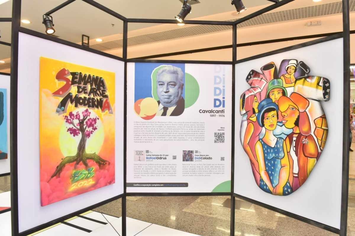 Exposição interativa celebra centenário da Semana de 22 