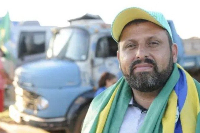 Wallace Landim, conhecido como Chorão, líder de movimento caminhoneiro - (crédito: Reprodução/Facebook) Wallace Landim, conhecido como Chorão, líder de movimento caminhoneiro - (crédito: Reprodução/Facebook)