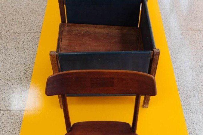 Peça da exposição no Museu 
de Arte de Brasília      
