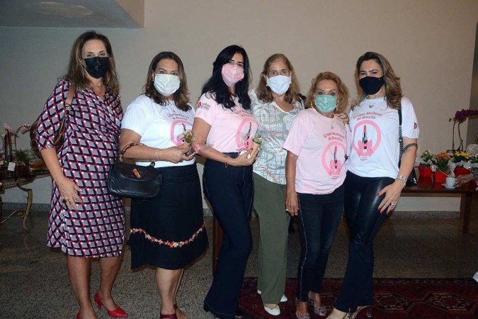 Moema Passos, Deise Aviz, Sônia Gontijo, Dulce Tannuri, Mércia Crema e Benigna Venâncio