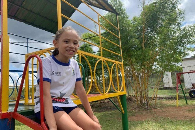 Rafaelly Fernandes, 8 anos, é estudante do 4º ano da EC dos Ipês