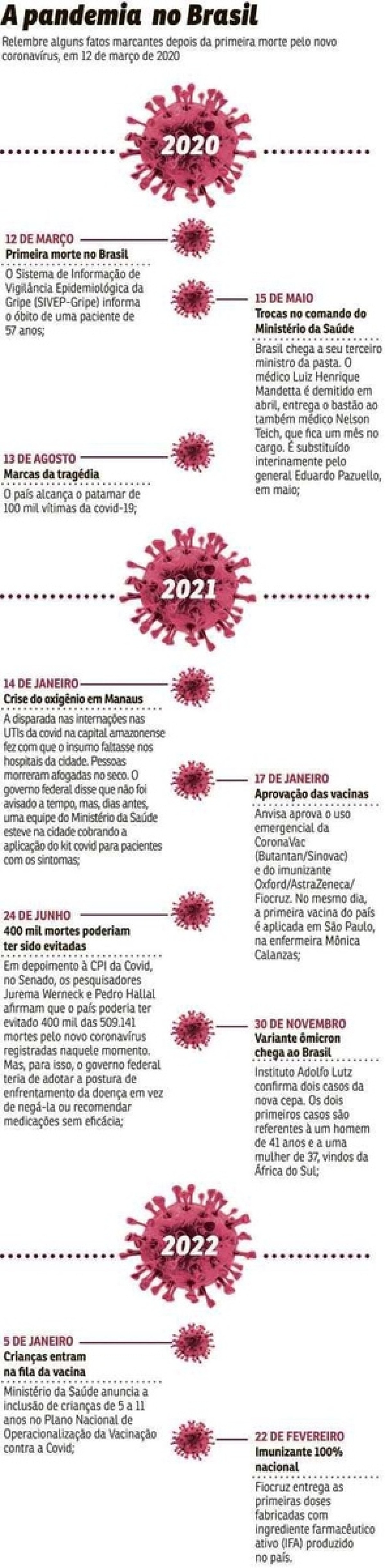 A pandemia no Brasil