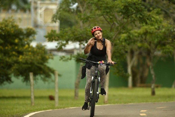 No Parque da Cidade, moradores praticam atividade física e descansam 