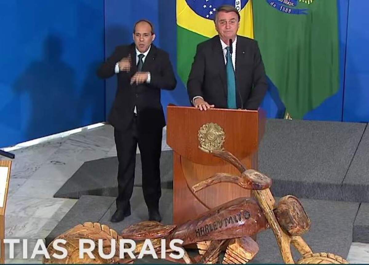  A declaração ocorreu durante o lançamento do Novo Marco de Securitização e Fortalecimento de Garantias Agro, no Palácio do Planalto -  (crédito: Reprodução/TV Brasil)