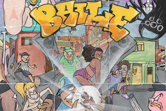 A capa do álbum Baile, com batidas de Miami bass