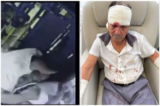 Luiz Carlos Ribeiro, de 69 anos, foi agredido com diversos socos e sofreu vários sofrimentos no corpo - (crédito: TV Globo/Reprodução) Luiz Carlos Ribeiro, de 69 anos, foi agredido com diversos socos e sofreu vários sofrimentos no corpo - (crédito: TV Globo/Reprodução)