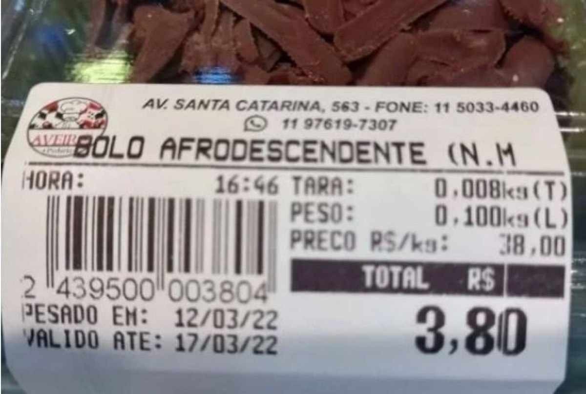 Padaria de São Paulo muda nome de bolo de 