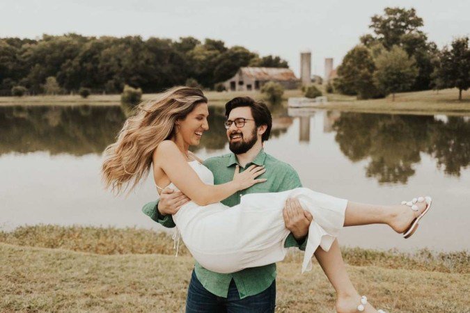 Nathalia Corrieri de Castro Daniels e Joseph Newton